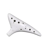 Ocarina Instrument , 12 Hole Alto C Key Ocarina Instrument Flute for Beginners Students Adults Pottery Multicolor(7)