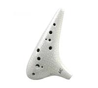 ocarina instrument 12 Hole Alto C Tone Ocarina Relief Sculpture Ceramics Ocarinas Professional Musical Instruments Beginner Accessory (Color : 7)