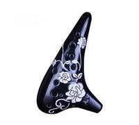 ocarina instrument 12 Hole Alto C Tone Ocarina Relief Sculpture Ceramics Ocarinas Professional Musical Instruments Beginner Accessory (Color : 2)