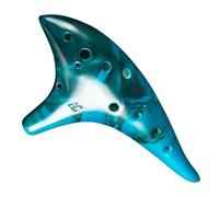 ocarina instrument 12 Hole Classic Ocarina With Protective Bag Alto C Tone Smokey Fired Ocarinas Instrument For Music Lover Beginner
