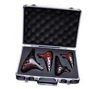 ocarina instrument 12-hole Ocarina Four-piece Set Smoked AC/SF/SG/SC Professional Performance Instrument