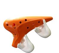 ocarina instrument 12-hole Ocarina Plastic Treble SC Student Beginners Entry C Key Ethnic Instrument Orange