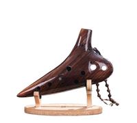 ocarina instrument 12 Hole Ocarina Porcelain Advanced Ceramics Ocarina Professional Crossbar Flute Musical Insrument (Color : 5AC)