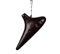Ocarina Instrument 12-hole Ocarina SF Tuned Ocarina Made By Heart For Beginners Teaching National Musical Instrument(Brown)