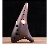 Ocarina Instrument 12 Holes Ceramic Ocarina Alto G Beginners Teaching Ocarina Traditional Ethnic Musical Instruments Gifts(Style 1)