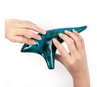 ocarina instrument 12 Tones Alto C Ocarina Classic Flute Musical Instrument Gift For Beginners (Color : Blue)