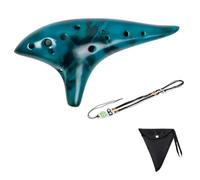 ocarina instrument 12 Tones Alto C Ocarina Flute Musical Instrument Beginners (Color : Green)