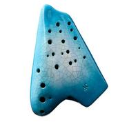Ocarina Instrument , 21 Hole C Tonality Three-Tube Ocarina Size 17cm x 12cm(D)
