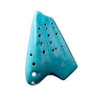Ocarina Instrument ， 21 Hole C Tonality Three-Tube Ocarina Size 17cm x 12cm(F)