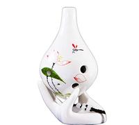 Ocarina Instrument, 6 Hole Ocarina Beginners Introduction to The Instrument Alto to Six Holes Students Adult Gift Ocarina Flute (Color : O) (Color : C)