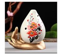 Ocarina Instrument , 6 Hole Ocarina Flute Xun AF Tuned Ceramic Musical Instrument(5)