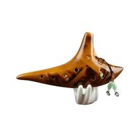 ocarina instrument Ceramic Professional Crossbar Flute Tuba Musical Instrument Ocarina Advanced Suitable For Beginners And Students (Color : 02)