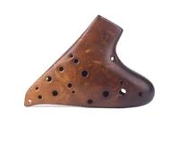 ocarina instrument Ceramics Double Ocarina 12 Hole Professional Instrument Caliber Transverse Flute Ocarina (Color : SG)