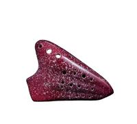 ocarina instrument Ceramics Professional Ocarina Alto C Key Colorful Triple Ocarina Flute AC 3 Tube 16 Holes (Color : 8)