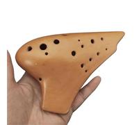 Ocarina Instrument Double Pipe Red Pottery AC Ocarina Clay Plays Musical Niche Instrument Beginner Beginner Ocarina