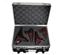 Ocarina Instrument Four-piece Set 12-hole Ocarina Smoked Crackle Hand-painted Including AC SF SG SC Twelve-hole Set(Set 1)