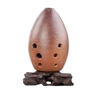 Ocarina Instrument Hand Polished Fired Ceramic Xun 8 Holes Ocarina Clay Xun Musical Instrument For Beginner(G key)