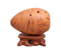 Ocarina Instrument Hand Polished Fired Ceramic Xun 8 Holes Ocarina Clay Xun Musical Instrument For Beginner(F Key)