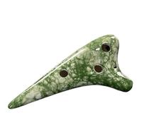 ocarina instrument High Treble SC Ocarina 12-hole Flute Instrument Texture Flute Instrument Beginner's Introductory Ocarina (Color : Green)