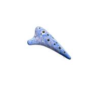 ocarina instrument High Treble SC Ocarina 12-hole Flute Instrument Texture Flute Instrument Beginner's Introductory Ocarina (Color : Blue)