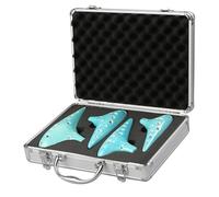 ocarina instrument Ocarina 12-hole Cracked Four-piece Set Professional Playing Teaching Flute (Color : 1)