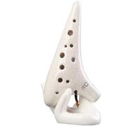 ocarina instrument Ocarina 12-hole Professional Performance High Pitch C Crack Beginner Self-taught Instrument Blue Crack White Crack (Color : 2)