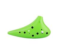 ocarina instrument Ocarina School Beginner's Introduction 12-hole Plastic Ocarina Instrument With AC Alto C (Color : Green)