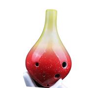 ocarina instrument Ocarina Six-hole AC Beginner Entry-level Professional Grade Ceramic Instrument Gradient Color (Color : 1)