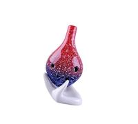 ocarina instrument Ocarina Six-hole Beginner's Entry Alto C Flute Instrument With Bag Lanyard (Color : 7)