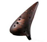 ocarina instrument Ocarinas Time Instrument Pottery Flutes Professional 12 Hole Advanced Transverse Accessories Smokey (Color : BC)