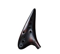 Ocarina Instrument Professional 12-hole Ocarina Lacquer Smoked AC/SF/SG/SC/Alto G/AF/BC Tune Performance-level Ocarina(AC)