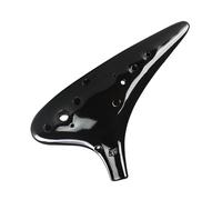 Ocarina Instrument Rustic Black Pottery 12 Hole Ceramics Ocarina Profesional Pottery Ocarinas Of Time Ocarinas(C-AF)
