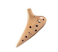 ocarina instrument Solid Wood 12-hole Alto C Key Beginner's Entry-level Professional Adult Ocarina Wooden Ethnic Musical Instrument
