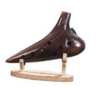 ocarina instrument Solid Wood Ocarina 12-hole Alto C-key Wooden Ocarina Instrument Student Beginner Teaching Acacia Wood