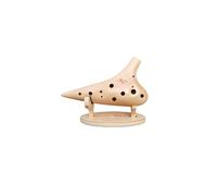 ocarina instrument Solid Wood Ocarina 12 Holes AC Tuned Alto For Beginners Durable Wood (Color : 1)