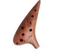 ocarina instrument Solid Wood Ocarina 12 Holes Ocarinas Instruments Legend Ocarina Flute Professional Musical Instruments (Color : Red Rosewood)