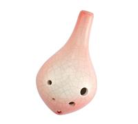 ocarina instrument Student Beginner Six-hole AC Tune School Teaching Entry-level Musical Instrument Ice Crack Powder With Cloth Bag
