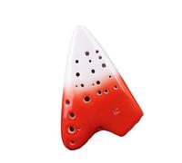ocarina instrument Three-tube Playing Gradient Ocarina, Professional Ceramic Production, Beginner Teaching Ethnic Musical Instrument (Color : 3)