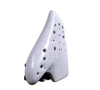 Ocarina Instrument Three Tube Professional Ocarina Alto C Key Dolomite Ceramics Ocarina Music Instruments Collectible