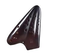 ocarina instrument Triple Ocarina Pottery 12 Holes Ocarinas Musical Instruments Flute Professional Music Instrumentation Black Red