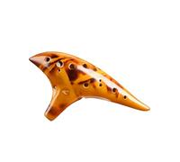 ocarina instrument Twelve-hole Ocarina Alto C AC Straw Smoked Flute Teaching Ocarina (Color : 1)