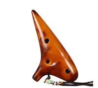 ocarina instrument Yellow Straw Smoked 12-hole Ocarina Alto C AC
