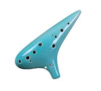 Ocarina Light Blowing 12-hole Ocarina Alto C AC Twelve-hole Ocarina National Musical Instrument(Blue)