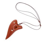 Ocarina Mini Ceramic 6 Hole Ocarina Portable Music Instrument High Pitch Tune for Beginners and Lovers