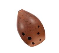 Ocarina Musical Instrument Xun Ancient Style Ceramic Ocarina Whistle Brown Adult