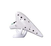 Ocarina Ocarina 12 Holes Simple Beginner 12 Hole Ac Middle C Professional 6 Pottery Flute Musical Instrument(A)