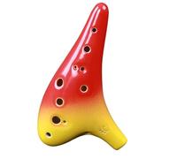 Ocarina Ocarina Instrument 12-hole AC Professional Performance Beginner Entry-level Middle Tone C 12-hole(Red)