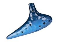Ocarina Ocarina Instrument 12 Hole Primary School Student Professional Ocarina Twelve Hole Ocarina 12 Hole Ocarina Sea Wave(Blue)