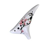 Ocarina Ocarina instrument 12 holes AC tune music professional adult performance Tao Xun(Color:1)