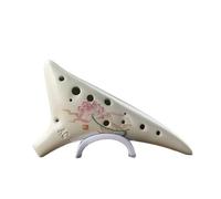 Ocarina Ocarina instrument 12 holes AC tune music professional adult performance Tao Xun(Color:4)